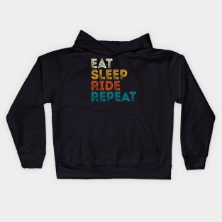 Eat Sleep Ride Repeat Kids Hoodie